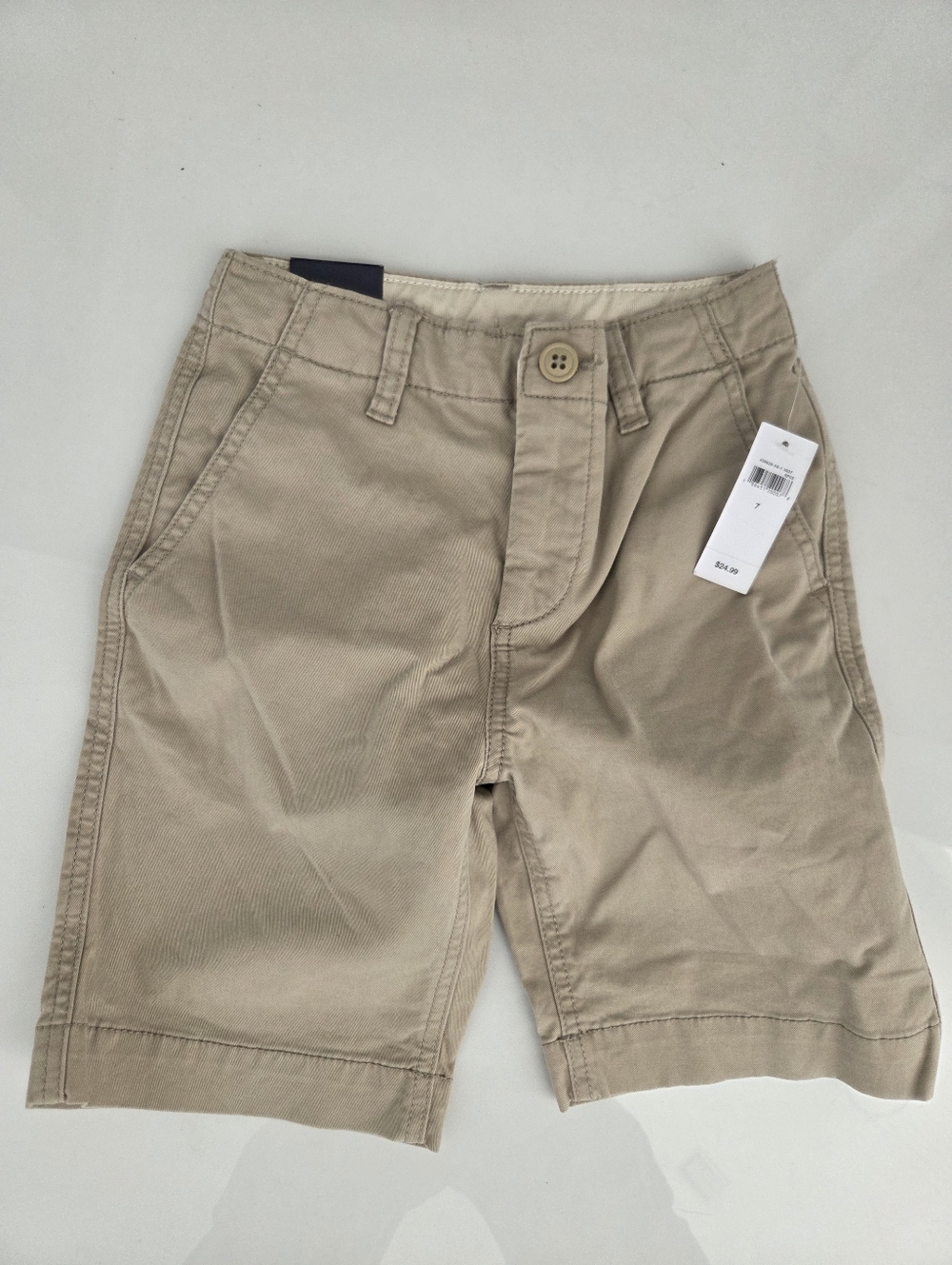 Boys Beige Casual Cotton Shorts - Classic Fit
